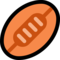 Rugby Football emoji on Microsoft